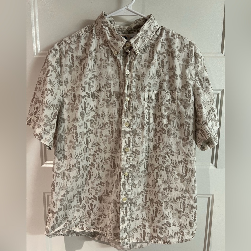 Men’s Kennington Cactus Button-Up - Size XL